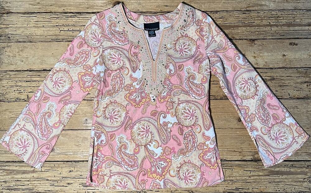 Cynthia Rowley T Short Women’s Small Long Sleeve
